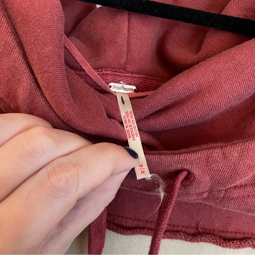 Free people spotted in stripes pullover hoodie - Picture 7 of 12